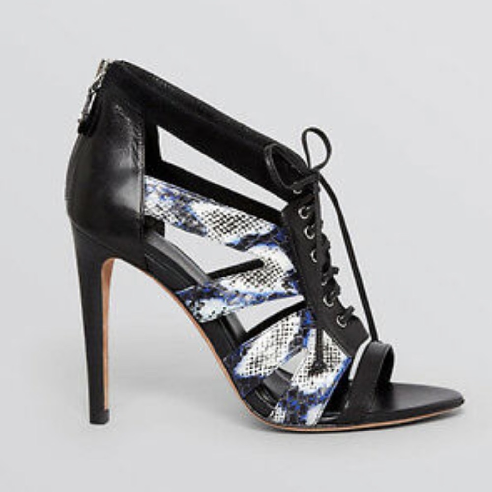 Rebecca Minkoff Reed Lace Up Stiletto Booties